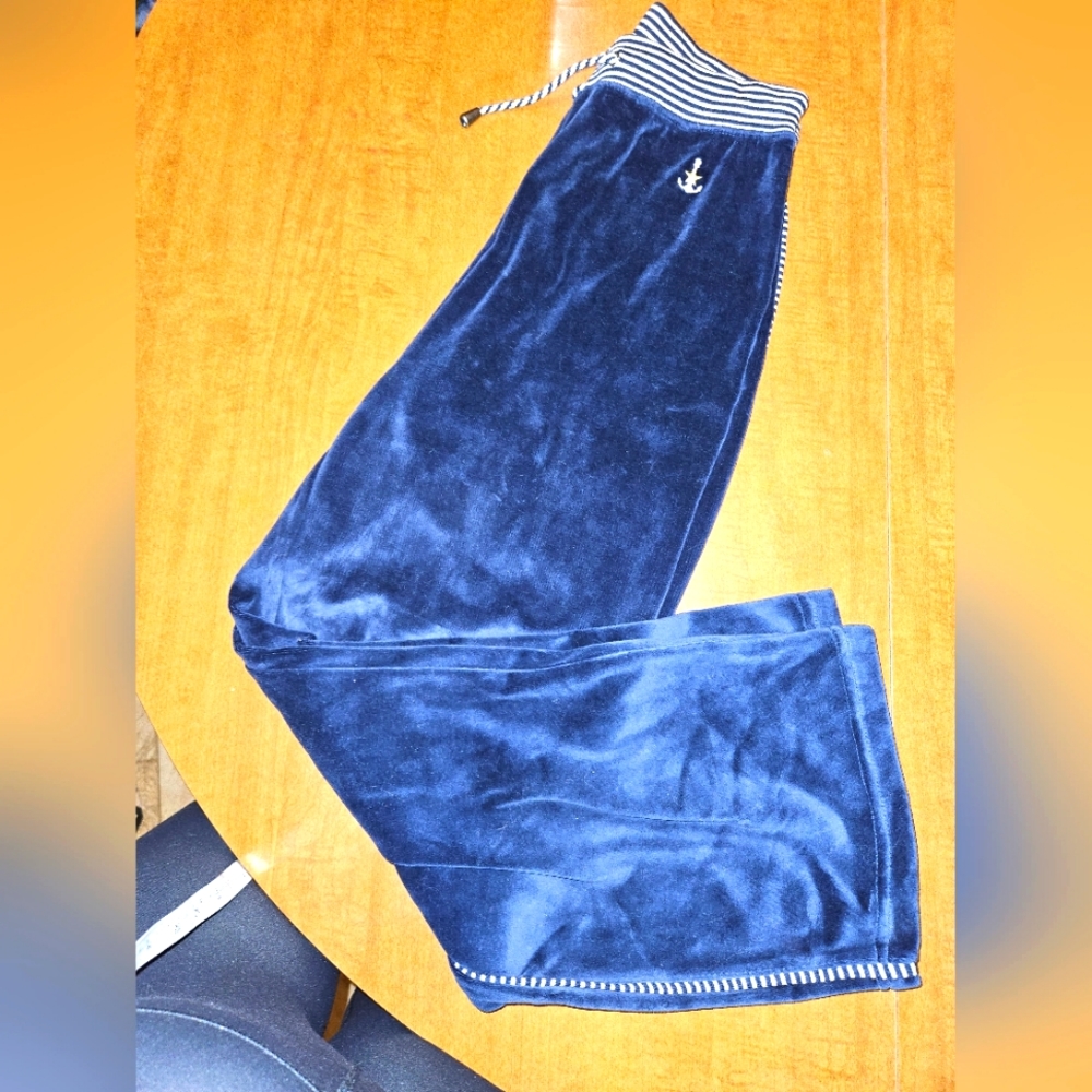 Norton Studio Sweat Pants Size Petite Small With Drawstring Vintage Anchor